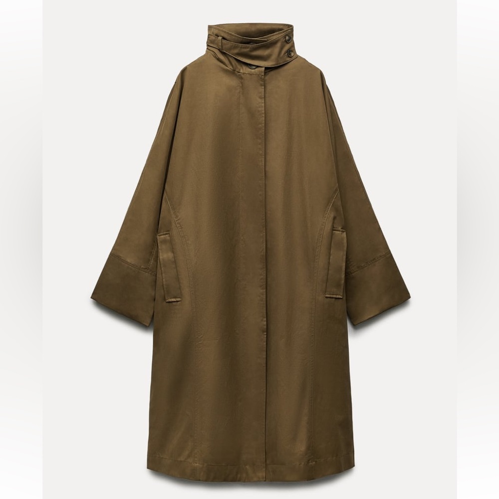 Zara water repellent trench coat - Picture 5 of 10